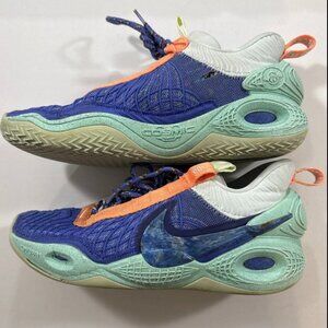 Nike Cosmic Unity 3 Basketball Shoes, Blue Mint Orange Size Men’s 11 Sneakers